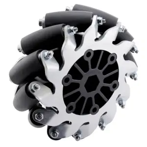 AndyMark Roue Mecanum BB 4in. Alésage Hexagonal 0.5in. Droite