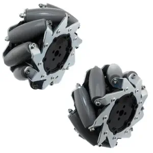 AndyMark 4in. HD Mecanum Wheel Nub Bore, Ensemble Complet