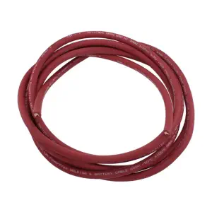 AndyMark Fil de calibre 6 - Longueur 10ft, Rouge, EPDM flexible