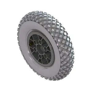 AndyMark AM14U5 Amélioration de Roue 6 Roues Centre Abaissement, Roue Pneumatique SD 6 pouces