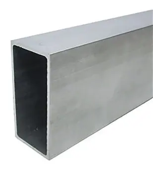 Box Tube Extrusion 3 ft. Length, 2 x 1 in. Profile - Dimensions