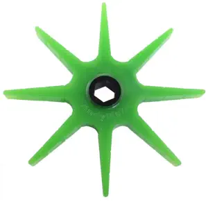 AndyMark Compliant Stars Alésage Hexagonal 1/2in., Duromètre 35A
