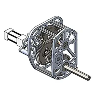 AndyMark EVO Shifter am14u Family Hex Shaft, StageA 3 Étages - 08.63:1 Taux de réduction 1.14:1, StageB 3 Étages - 18.71:1 Taux de réduction 1.14:1