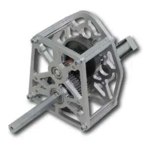 AndyMark EVO Shifter Arbre court hexagonal, StageA 3 Étages - 32.74:1 Taux 2:1, StageB 3 Étages - 09.54:1 Taux 2:1