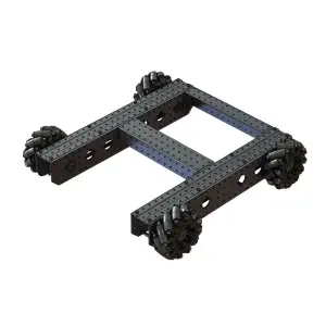 AndyMark MecanAM FTC Châssis NeveRest Orbital 20 à 1 Moteur, Roue Mecanum HD
