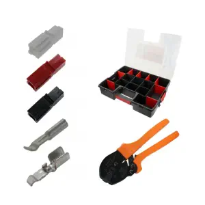 AndyMark Powerpole Starter Kit avec Pièces de Connexion et Outil
