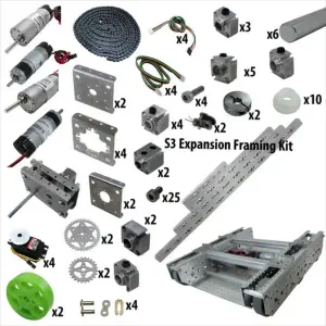Kit de démarrage FTC avec 6WD TileRunner et kit d'extension S3