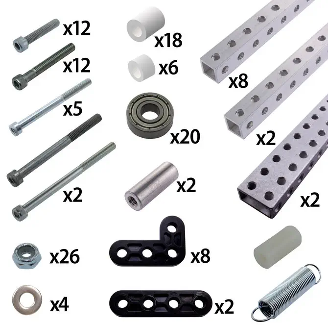 1 to 2 Stage Robits Lift Conversion Kit - Parts