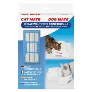Pet Mate remplacement des cartouches de filtres pour fontaines Pet (de 6pk) UE