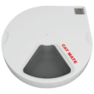 Cat Mate C500 Distributeur automatique pour animaux de compagnie à 5 repas avec minuterie numérique EU (D)