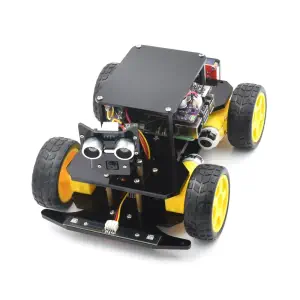 Adeept Kit de Voiture Intelligente 4WD pour Raspberry Pi 5/4B/3B/3B+ (sans RPi)