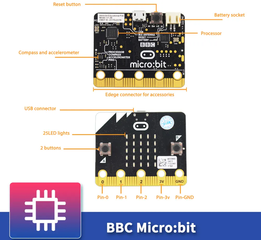 Adeept BBC micro:bit Sensor Starter Kit - Click to Enlarge