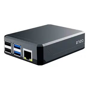 Boîtier du Dissipateur Thermique Argon NEO RPi 4B, Prend en Charge Ventilateur, Caméra et l'Écran LCD