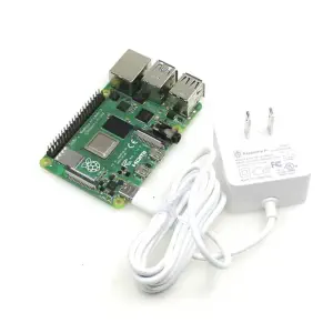 Fuente de Alimentación USB-C 5,1V 3A para Raspberry Pi 4 (Blanco, Listado UL)