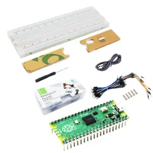 Carte de microcontrôleur Adeept Raspberry Pi Pico avec connecteur pré-soudé