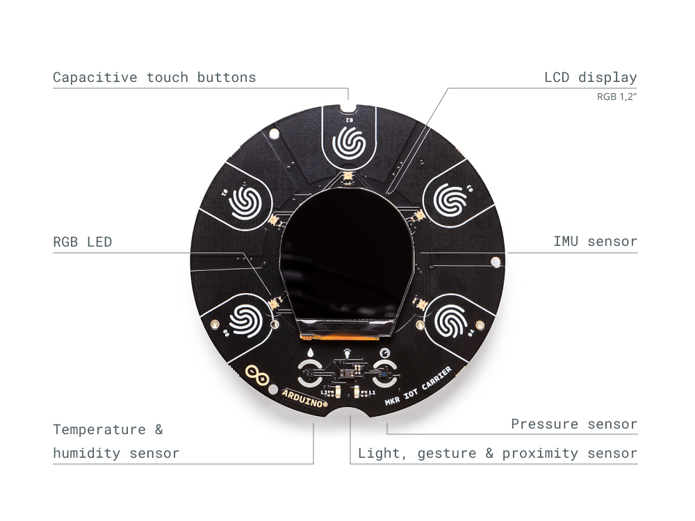 Arduino OPLÀ IoT Starter Kit mit Multifunktions-Sensor-Entwicklungstools - Zum Vergrößern klicken