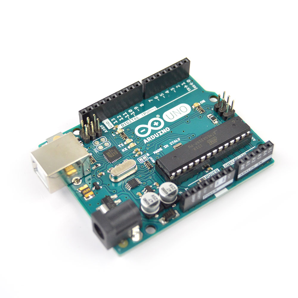 Arduino Uno R3 USB-Mikrocontroller - Zum Vergrößern klicken