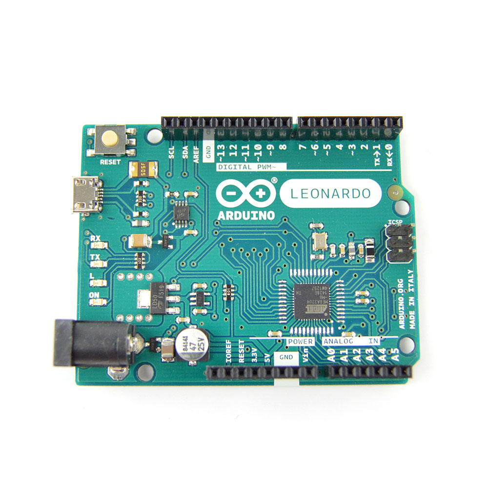 Arduino Leonardo Microcontroller (Headers)