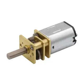 Aslong moteur DC 12V 600rpm Arbre 3mm Mini moteur à engrenages métalliques N20 moteur à engrenages