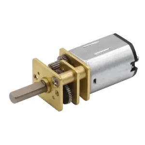 Aslong moteur DC 6V 300rpm Arbre 3mm Mini Moteur à Engrenages Métalliques N20 Moteur Réducteur