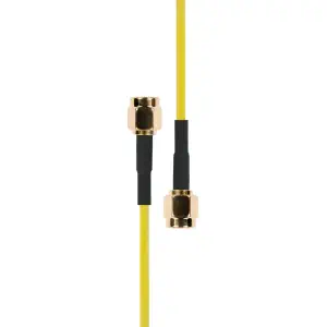Atlas Scientific Câble d'extension SMA Male à SMA Male - Jaune 7.5m