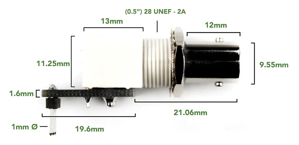 Atlas Scientific Pre-Assembled Female BNC - Click to Enlarge