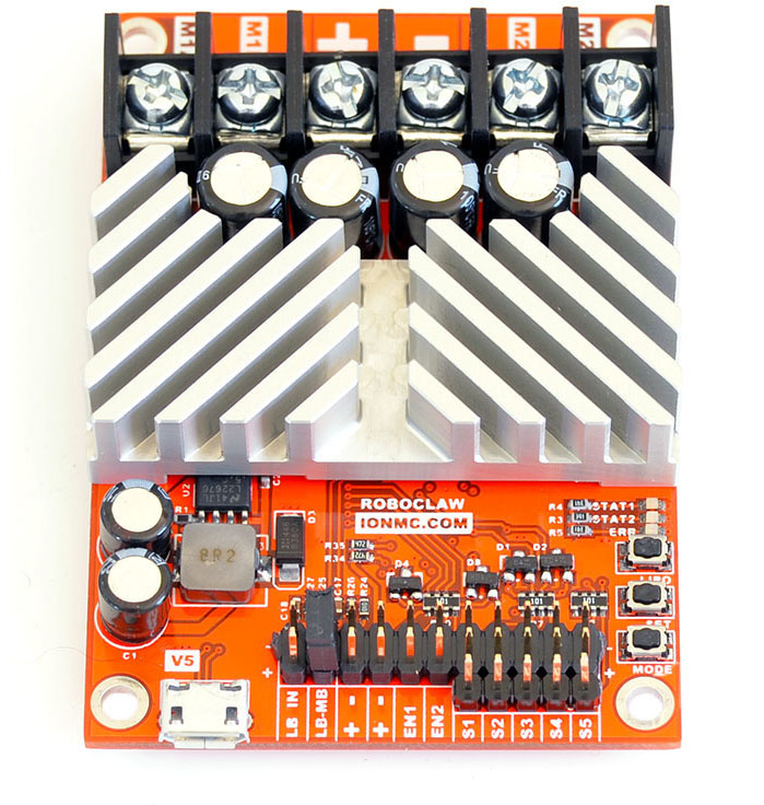 Controlador de Motor Regenerativo RoboClaw 2x45 A, 6-34 VDC