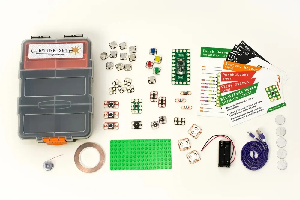 Kit Deluxe de Crazy Circuits - Haga Clic para Ampliar