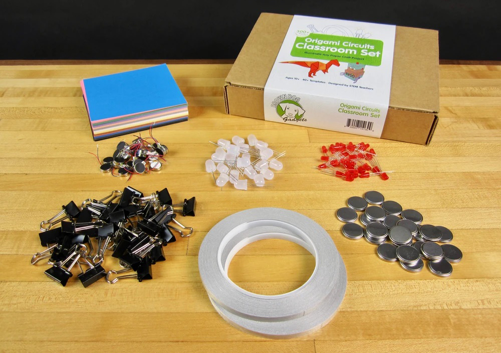 Set de Circuitos de Origami para Aulas - Haga Clic para Ampliar