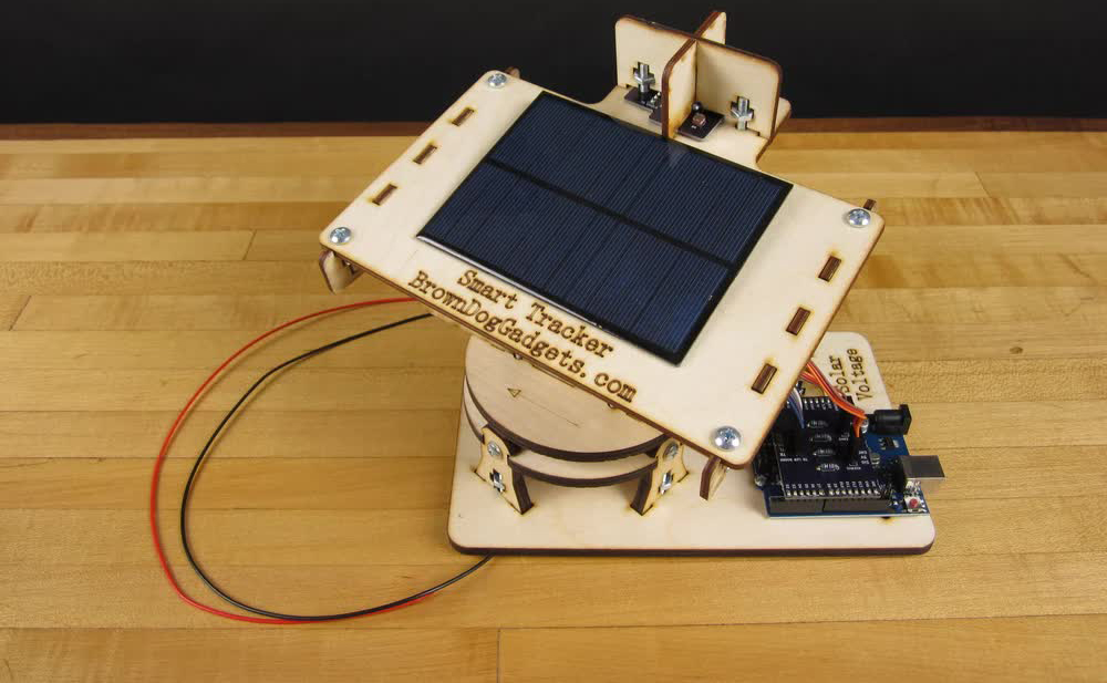 Dual Axis Solar Tracker - Click to Enlarge