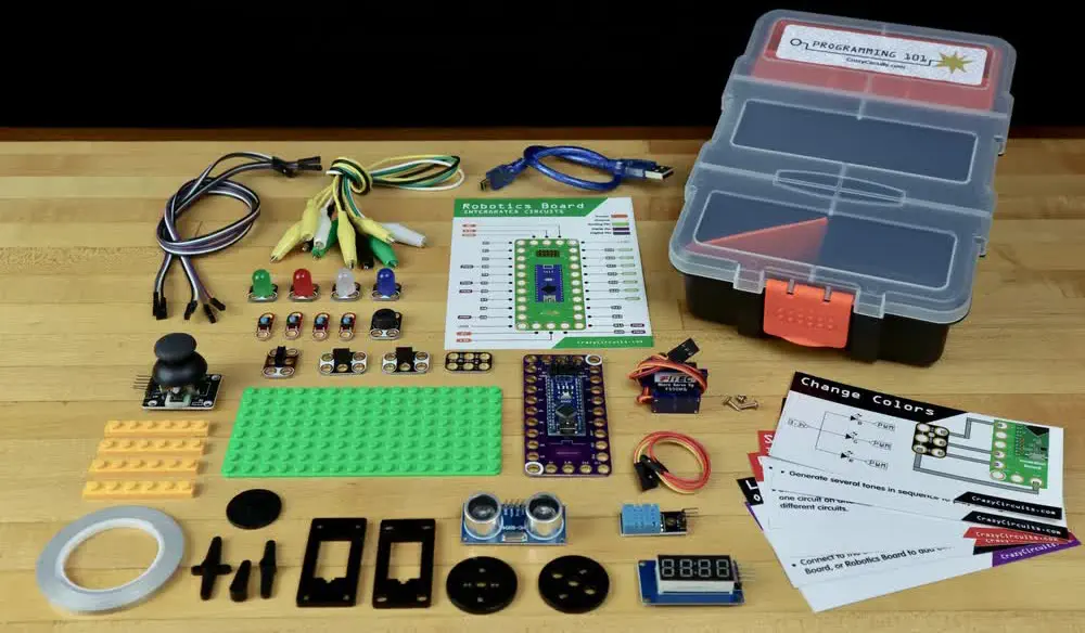 Set de Programación 101 de Crazy Circuits para Aulas (Paquete de 8) - Haga Clic para Ampliar