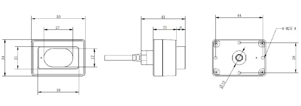 Módulo LIDAR TFmini-I RS-485 CAN de Benewake (12 m) - Haga Clic para Ampliar