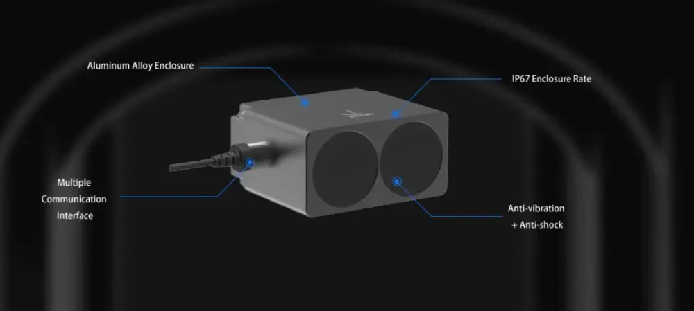 Benewake TF350 Ultra Long Range Single Point LiDAR UART/CAN (350m) - Click to Enlarge