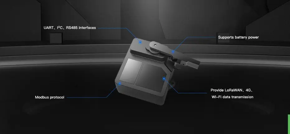 LiDAR de détection de niveau de matériau TF02-Pro-W - UART - Cliquez pour agrandir