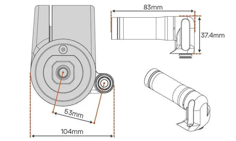 Caméra de poignet Blueprint Bravo - Cliquez pour agrandir