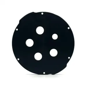 BlueRobotics Bouchon d'extrémité de 4 pouces avec 4 trous M14 et 1 trou M10 (950 m)