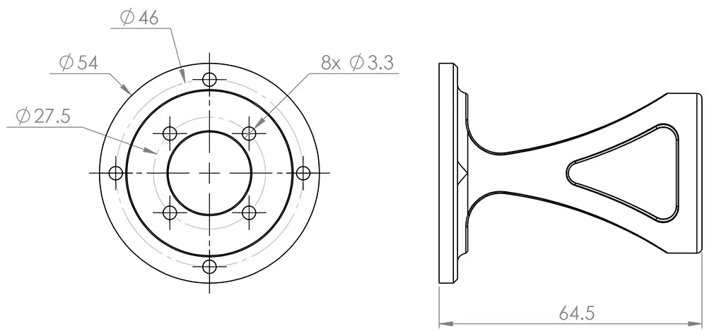 Protector para Conector de Carrete Fathom de BlueRobotics