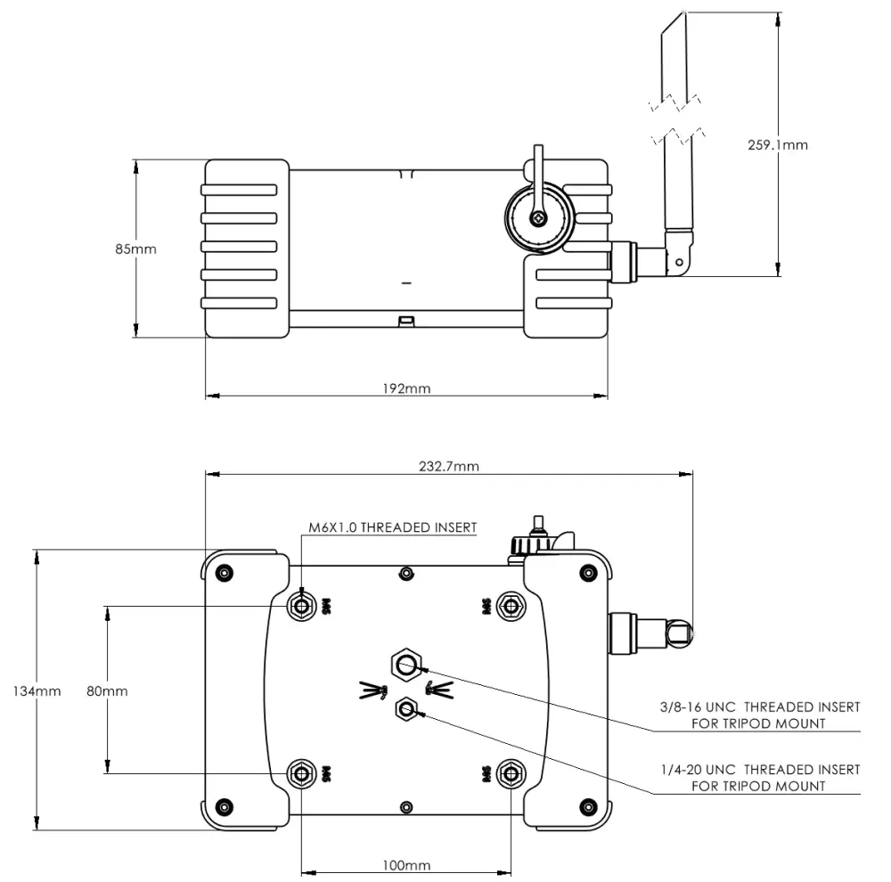 BaseStation BlueBoat c/ Radio Mikrotik y USB-C (2,4 GHz)