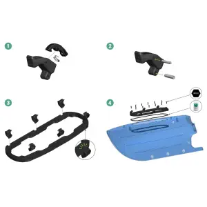 Base et Verrous de Trappe BlueBoat