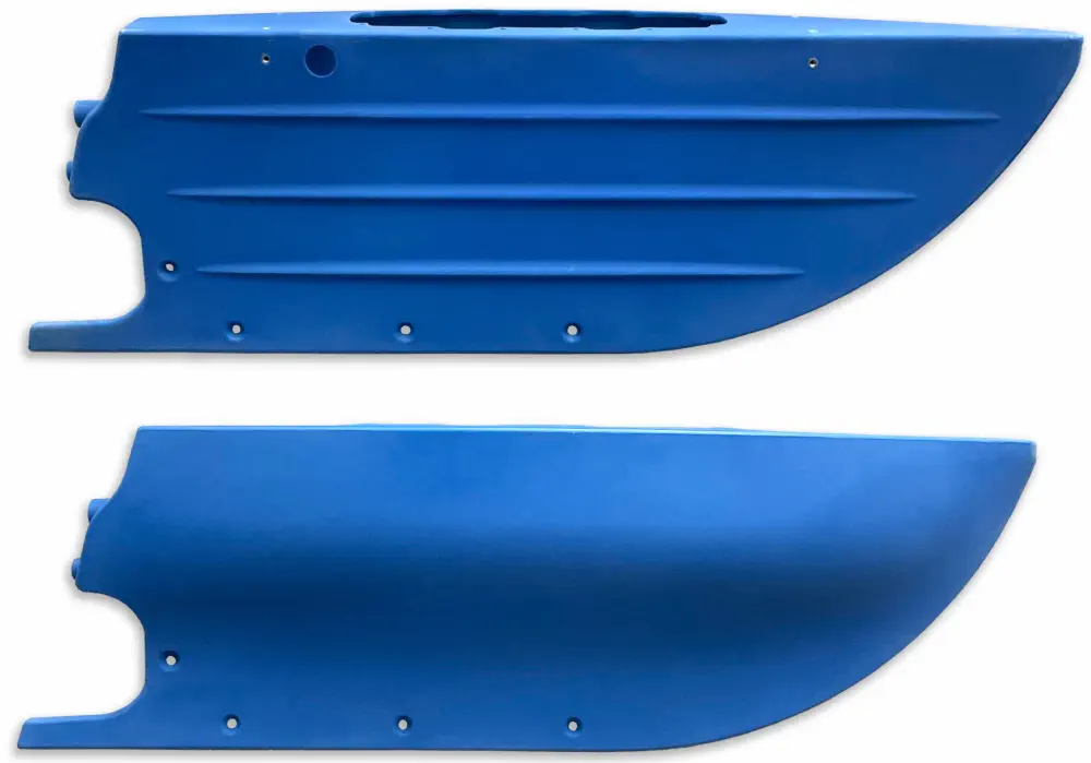 BlueBoat Hull Set Full Side View - Parts cropped