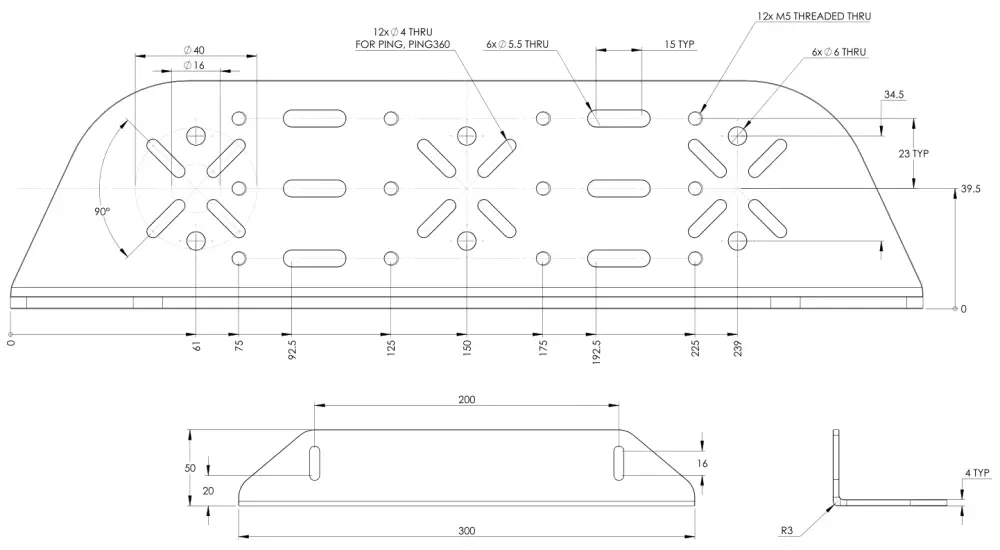 BlueBoat Payload Bracket and Parts cropped