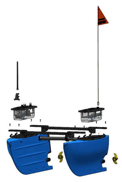 BlueBoat Port Hatch Lid Assembly - Dimensions cropped