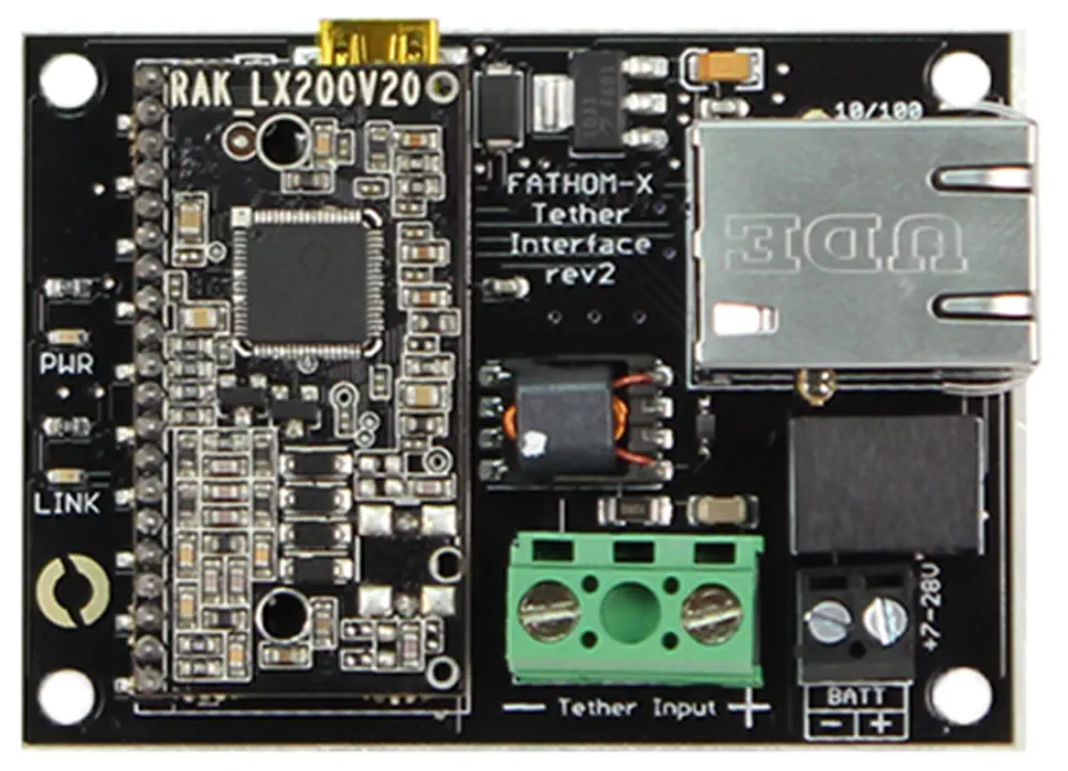 Fathom-X Tether Interface Bord