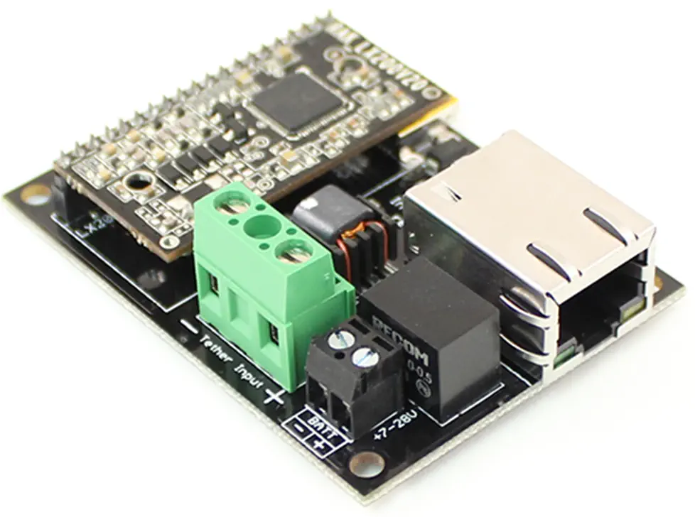 Fathom-X Tether Interface Board Side View