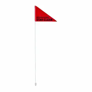 Drapeau de sécurité à haute visibilité pour USV BlueRobotics