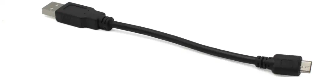 Micro-USB to USB-A Cable (6 Inch Straight)