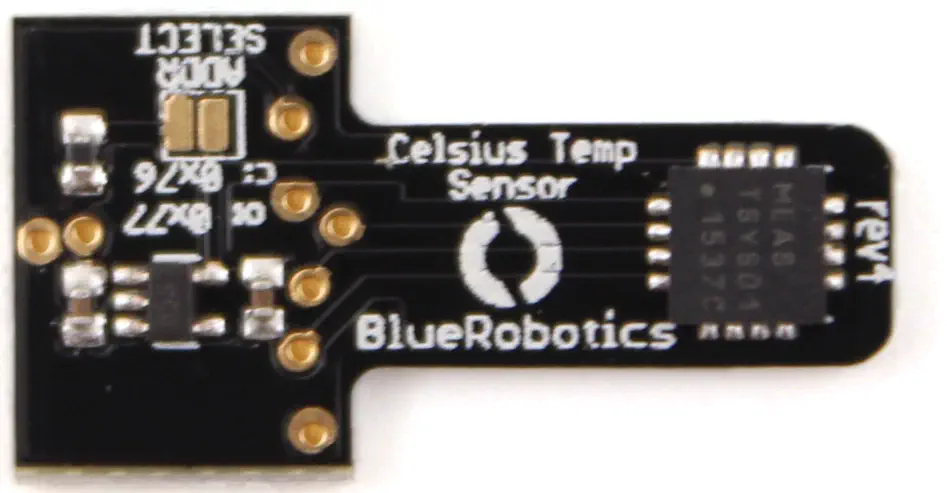 摂氏温度センサー用 PCB - 切り取られた部分