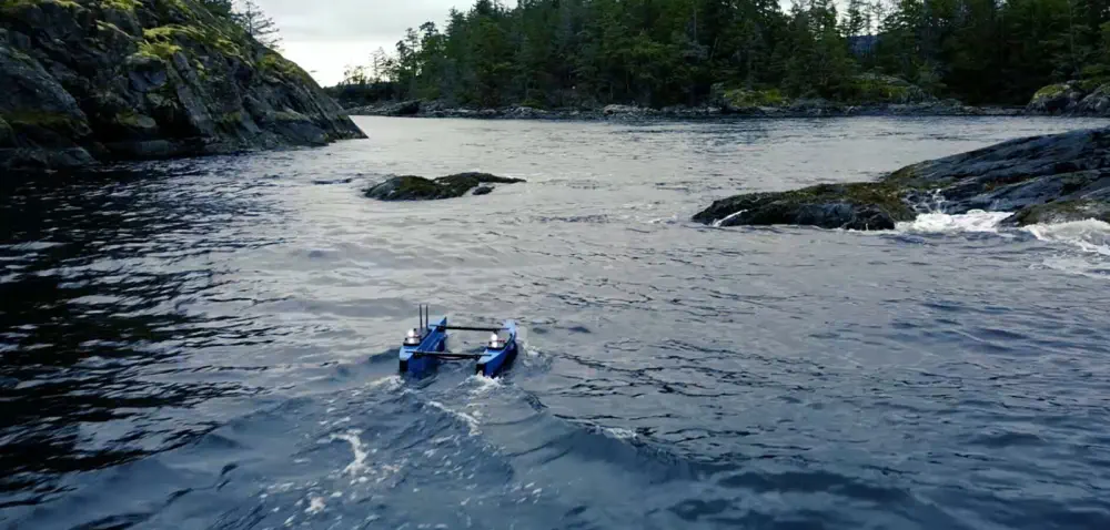 BlueRobotics BlueBoat Uncrewed Surface Vessel Pink