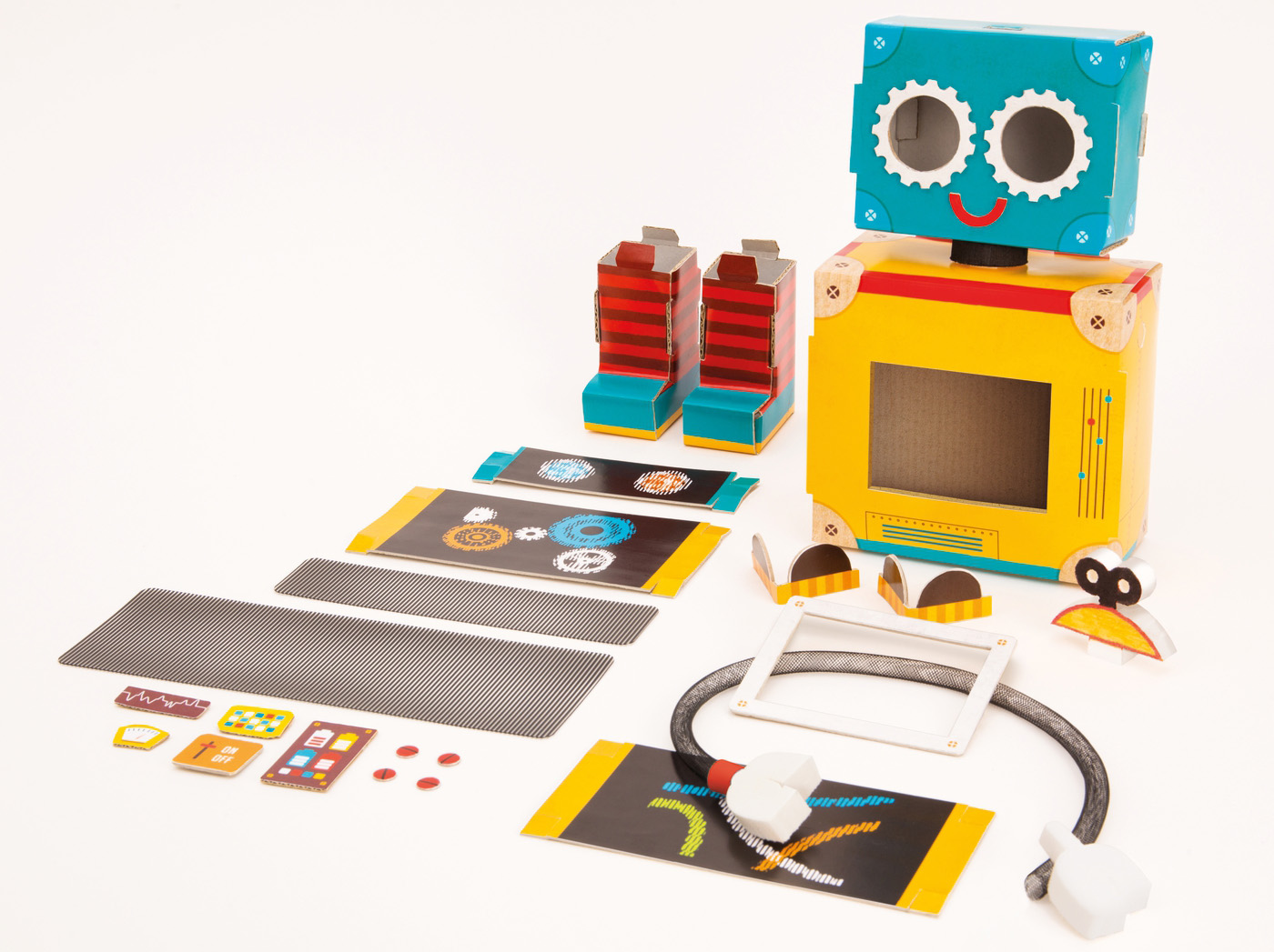 Clementoni Cardboard Fun Robot - Zum Vergrößern klicken