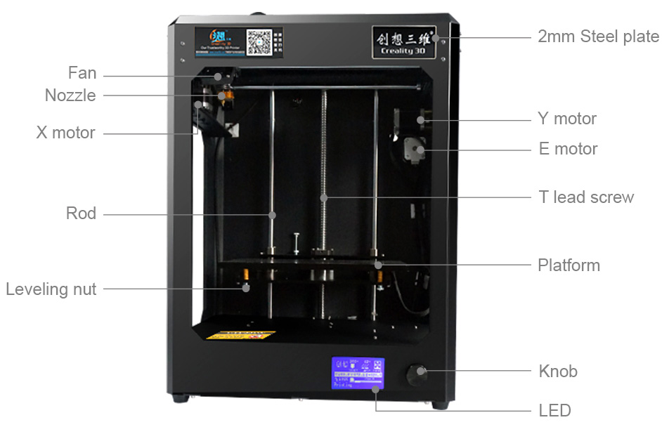 CREALITY3D CR-5 3D Printer- Click to Enlarge